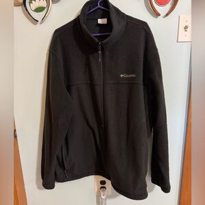 Used Black Men’s Columbia 3XL fleece jacket